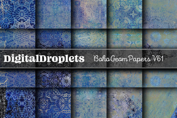 Boho Geom Papers Vol. 61 | Collection: Elevate Your Design Projects