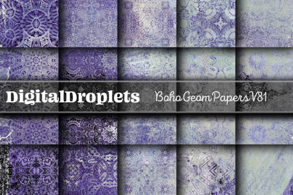 Boho Geom Papers Vol. 81: A Versatile Design Collection