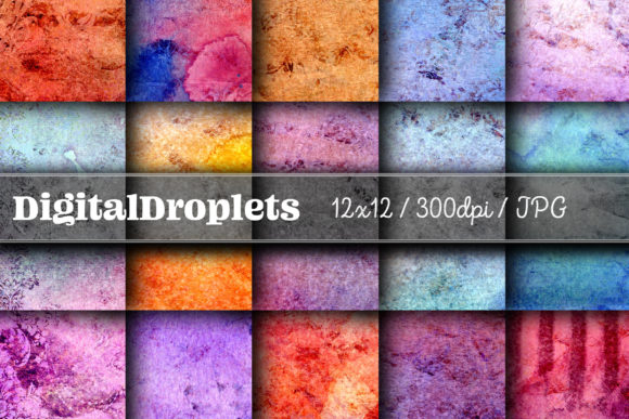 GoldenVintageGarden Vol. 48 | Collection: Vintage Texture Papers