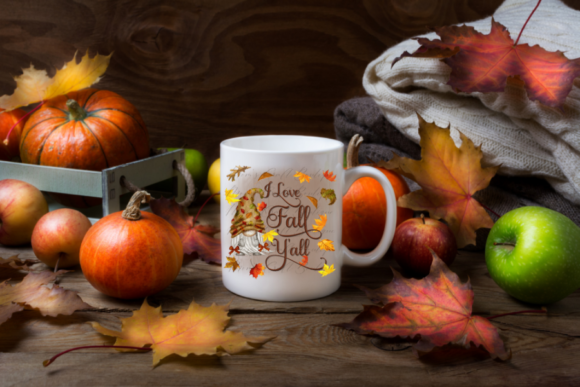 I Love Fall Y'all | Autumn | Gnome | PNG