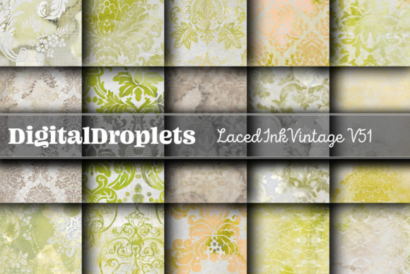 Laced Ink Vintage Vol. 51 | Collection: Rich Textures for Timeless Design