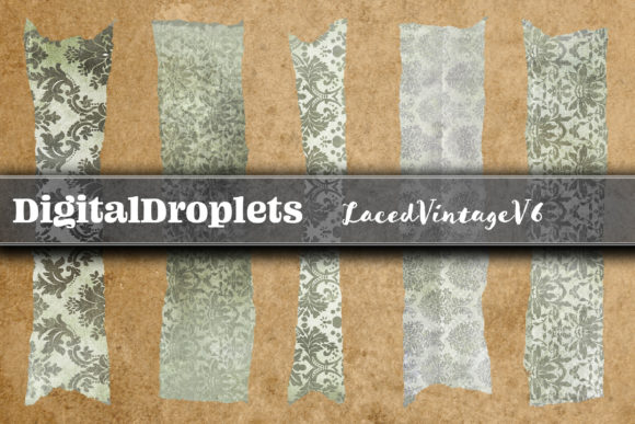Laced Vintage Vol. 6 | 180 Washi Tape Collection for Designers