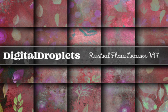 Rusted Flow Leaves Vol. 17: Grungy Botanical Textures