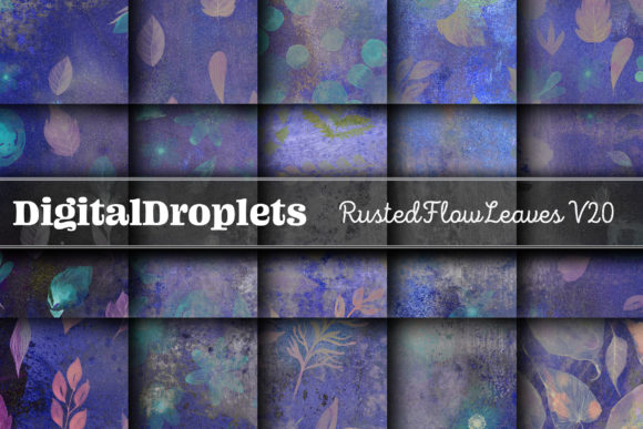 Rusted Flow Leaves Vol. 20: A Textured Design Collection