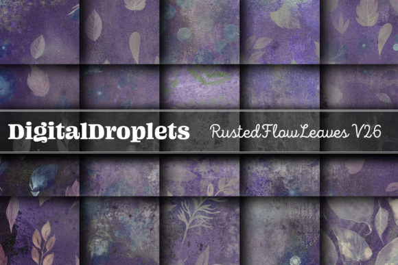 Rusted Flow Leaves Vol. 26: Grungy Paper Collection