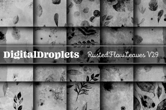 Rusted Flow Leaves Vol. 29: A Designer's Textured Toolkit
