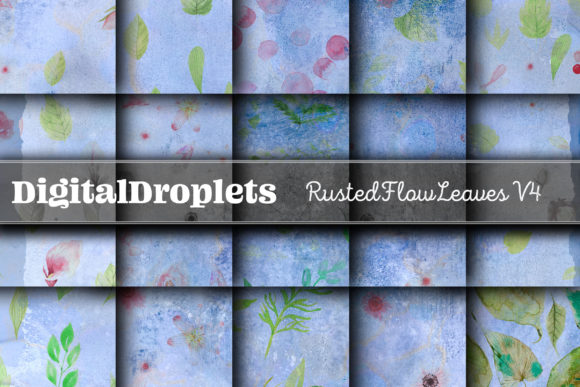 Rusted Flow Leaves Vol. 4 | Collection: Grungy Textures for Authentic Design